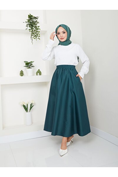 VOLT CLOTHİNG Women's Parachute Skirt with Pocket Detail