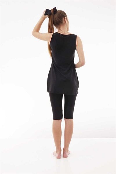 Emayo Arda Half Closed Tights Swimsuit Black