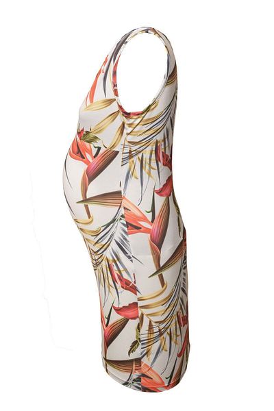 Luvmabelly Maternity 5504 Floral φόρεμα μητρότητας θηλασμού