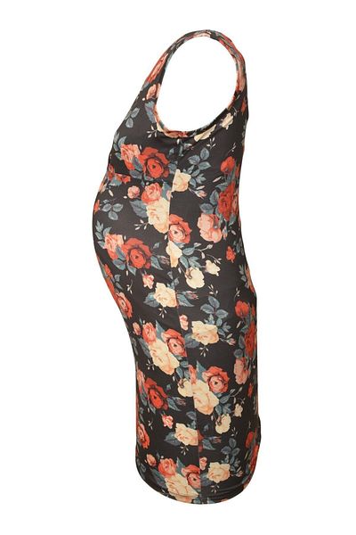 Luvmabelly Maternitate 5505 Rochie de Alăptare de Maternitate Florală