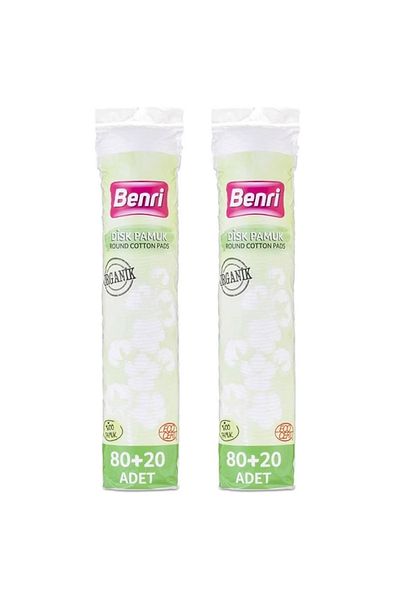 Benri Organic Makeup Remover Cotton 80+20pcs