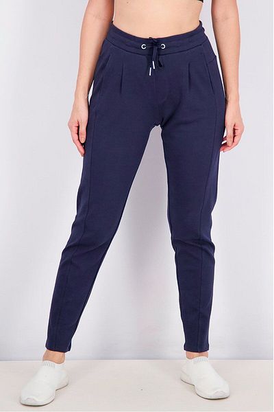 Tchibo Women Stretchable Jogger Pants, Navy Blue