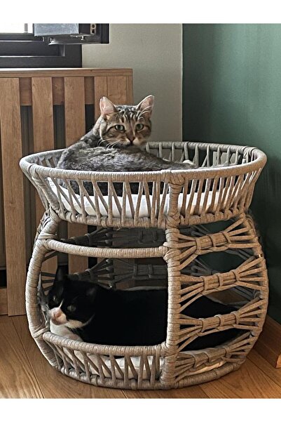 lüxperi Çift Katlı Kedi Yatağı