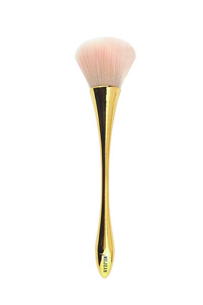 MUJGAN Curved Gold Blush Brush