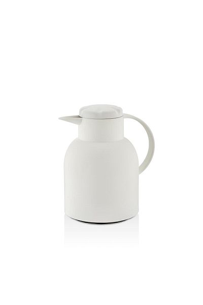 EWs 1 Lt Thermal Insulated Tea and Cold Water Thermos White (THERE WARM 12 Hours & GLASS IN IT)