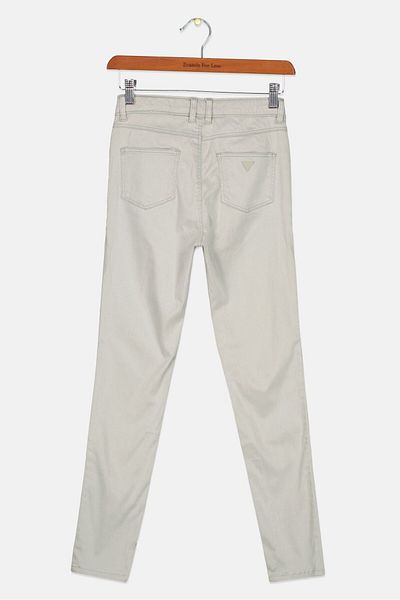 Guess Kids Girl Skinny Fit Washed Stretchable Jeans, Green