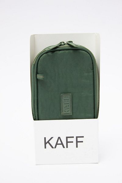 KAFF 01110 Χακί Crinkle Fabric Αδιάβροχο Organizer Θήκη μολυβιού με θήκη για στυλό