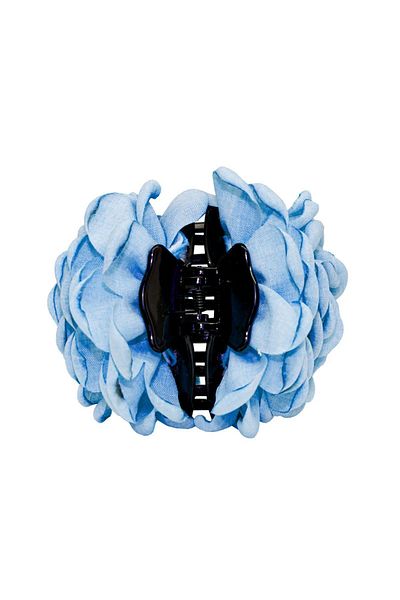 Roberta Lorenz Blue Floral Latch Buckle