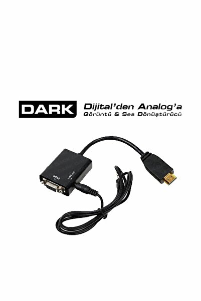 Dark DK-HD-AHDMIXVGA - HDMI-Analog VGA Ve Ses Çevirici