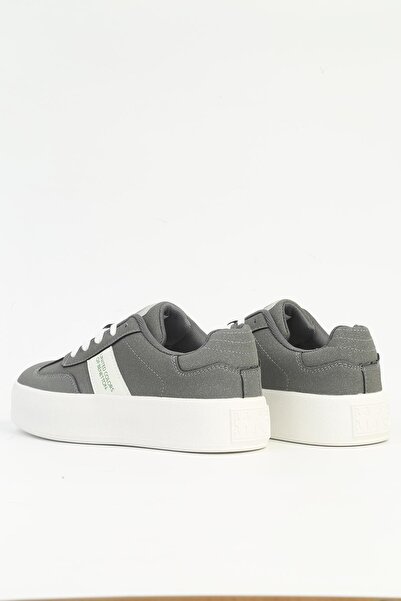 Benetton Gray Imported Women's Sports Shoes - Bni-11241