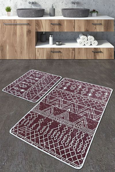 Chilai Home Σετ 2 τεμαχίων Straordinario Beige Χαλί μπάνιου Djtbanyo