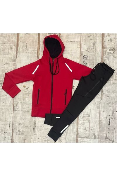 Genel Markalar -8-10-12-14-16 Yaş Scoba Kumaş Eşofman Takımı