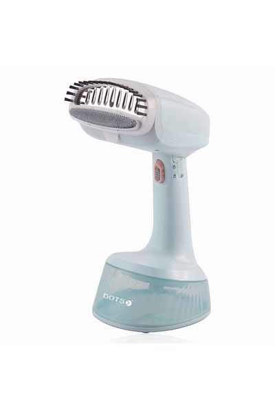DOTS Handheld Steam Iron For Clothes, 0.3 Liter Capacity - 1000 Watt - Green