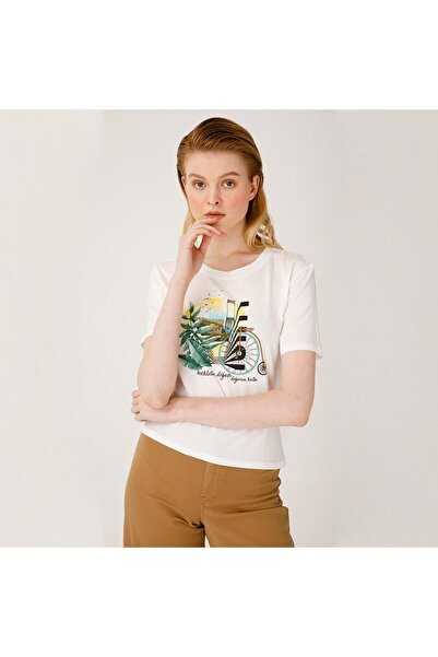 Biggdesign Γυναικείο μπλουζάκι Nature Bicycle in the Throat