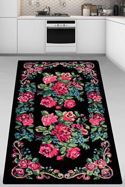 Chilai Home Piega Mutfak Halısı djth Makinede Yıkanabilir Kaymaz Tabanlı Mutf...