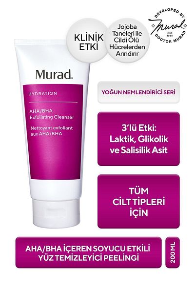 Murad Facial Cleansing Peeling - Aha/Bha Exfoliating Cleanser 148 ml