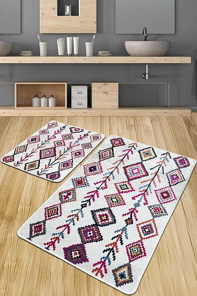 Chilai Home Raje Djtbanyo 2-Piece Bathroom Rug Set