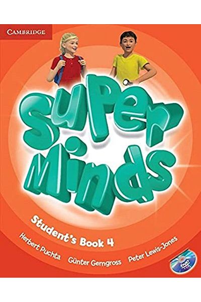 Cambridge Super Minds Level 4 Students Book With Dvdrom