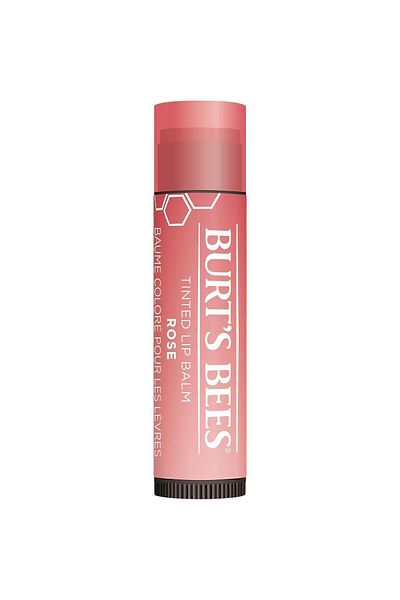 Burts Bees 100% Natural and Colorful Lip Care Red - Tinted Lip Balm Rose 4,25 G