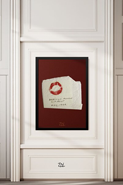 Zdl Design Marilyn Monroe Tablo Çerçeveli Camsız