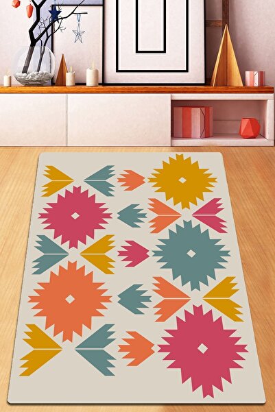 Chilai Home Heinz Modern Tasarım Yıkanabilir Kaymaz Taban Halı Salon Halısı D...