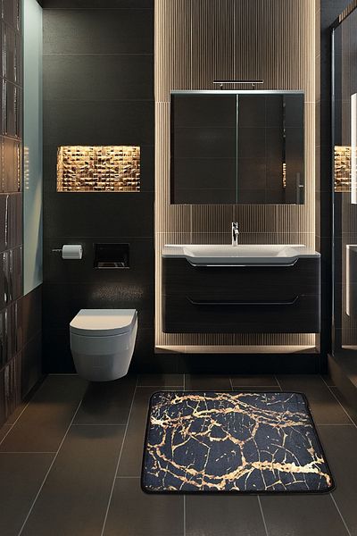 Chilai Home Χαλάκι μπάνιου Goldes 40x60 cm Djth