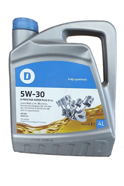 DELPHİ 5w-30 Motor Yagı 4 Lt D Prestige Super Plus D-ll Partikul Filtreli-vw5...