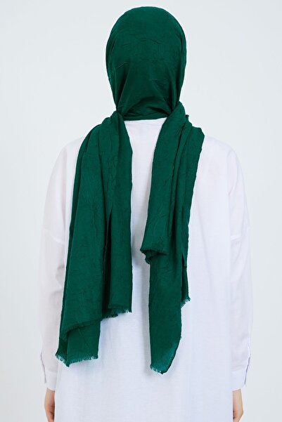 m moon scarf Premium Bamboo Shawl “Emerald”