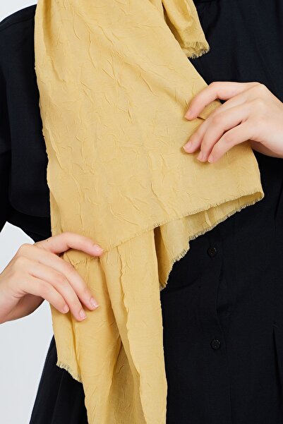 m moon scarf Premium Bamboo Cashew Shawl "Gold"