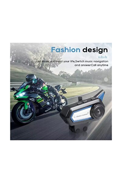 Vothoon Bt31 Kask Kulaklık Bluetooth 5.0 Motosiklet Interkom Su Geçirmez Kablosuz Kulaklık