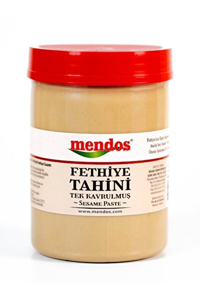 MENDOS Yerli Fethiye Susamından, Taze - Tek Kavrulmuş Fethiye Tahini 900 gr