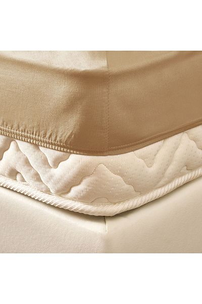 Evidea Milky Brown Single Soft Sheet - Elastic, 100X200 cm
