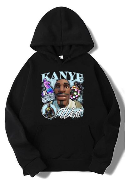 BRZ COLLECTION Hanocă supradimensionată unisex Kanye West