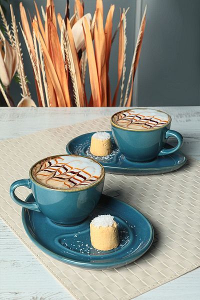 Keramika Sapphire Tea Presentation Set 4 Pieces for 2 Persons