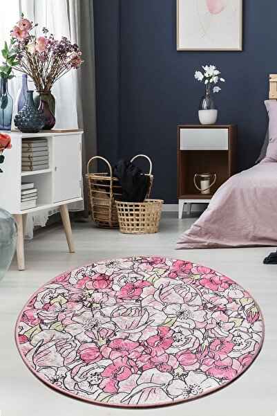Chilai Home Rosa Pink Salon,koridor, Dekoratif Halı Djth