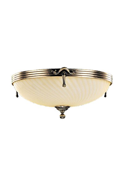 Avize çarşısı Omega Ananas Renkli Cam Başlıklı, Eskitme Antik Renk Metal Gövd...