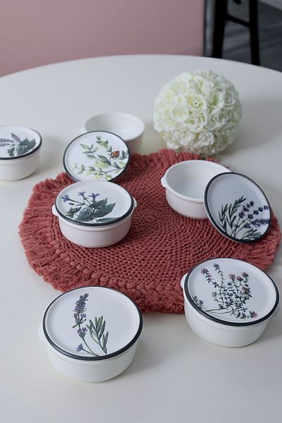 Keramika 12 Piece Flower Garden Breakfast Set - 18938-39-40-41-42-43