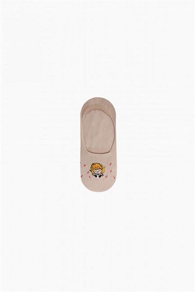 BRZ KIDS Комплект от 3 бр. момичешки чорапи за балерина с шарки на сърца