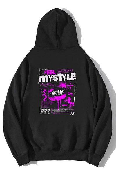BRZ COLLECTION Hanorac supradimensionat unisex Feel Mystyle