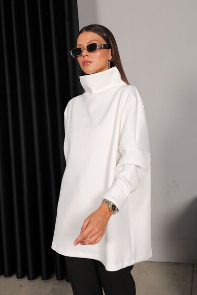 Melike Tatar سترة سكوبا من ECRU - موديل 3-5204