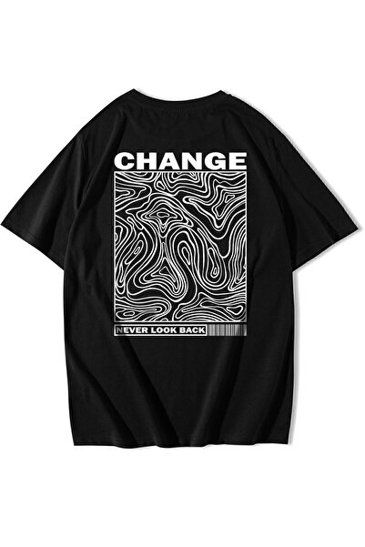 BRZ COLLECTION Tricou oversize unisex Never Look Back