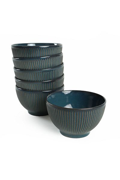 Keramika Lapis Myra Μπολ 15 cm 6 Τεμάχια Q08