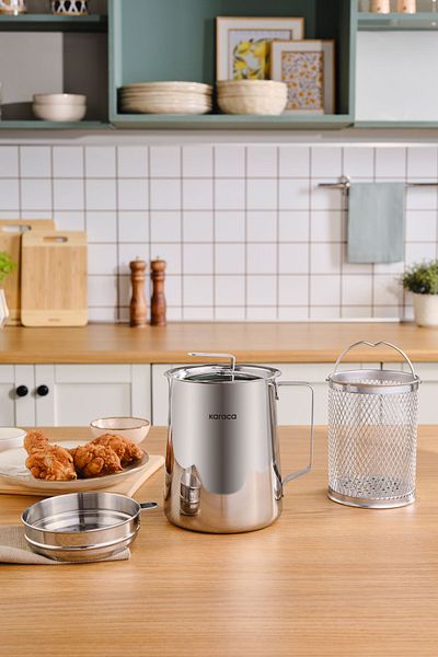 Karaca 2L Steel Frying Pot - Mutfakaksever