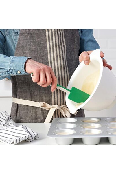IKEA Gubbröra Spatula - Yeşil / Beyaz - 25 Cm