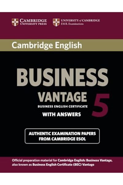 Cambridge English Business 5 Vantage Students Book With Answers