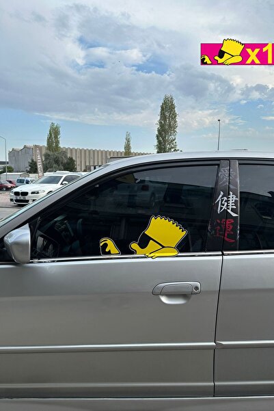 TKY ديكور سيارة سيمبسون - ملصق زجاجي