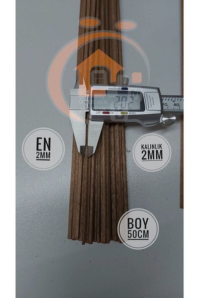 Özdemir Mobilya Mahogany Wooden Model Slate 2mmx2mmx500mm 10 Pieces