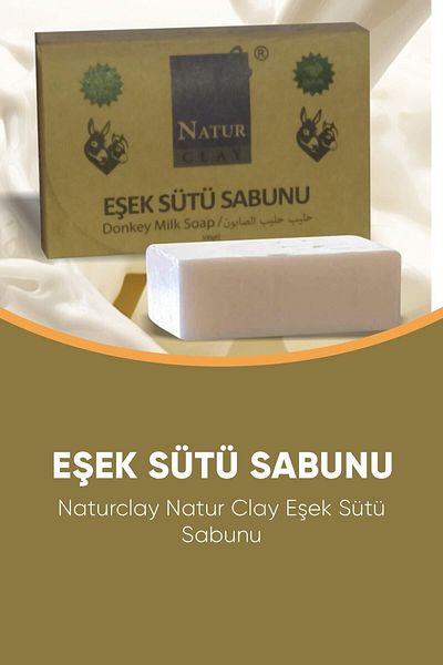 Naturclay 100 جرامصابون حليب الحمار الطبيعي