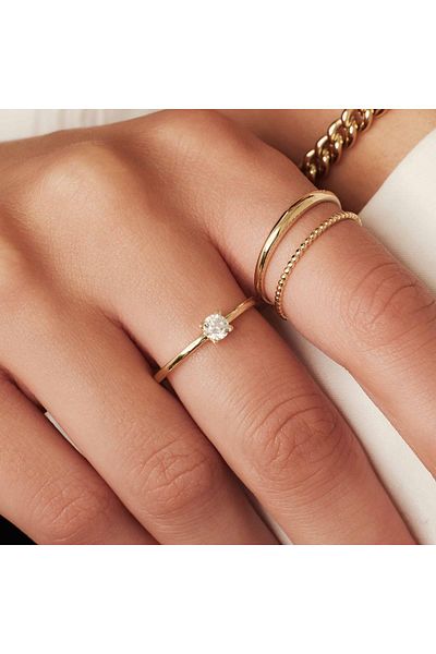 Isabel Bernard Isabel Bernard Le Marais 14 Karat Ring, Stapelring 60