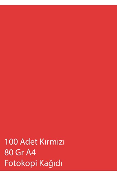 Copymate 100 Pieces Red A4 Copy Paper - It250